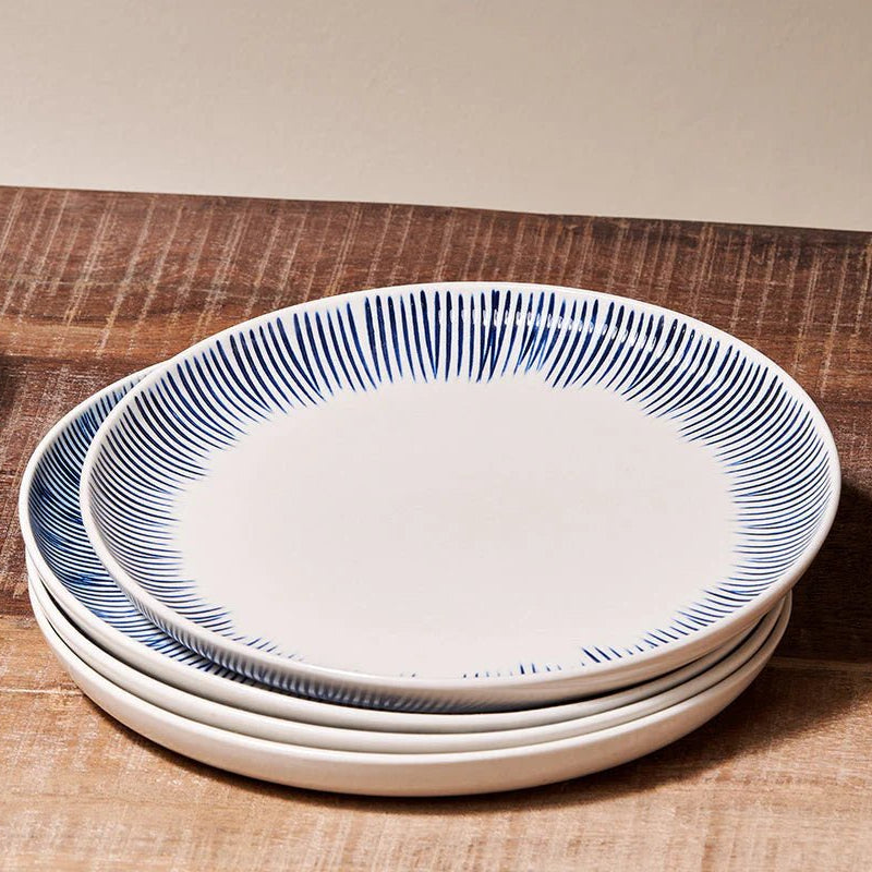 Karuma Blue & White Ceramic Side Plate - KP0301 KS4901 - Uneeka